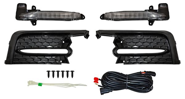 FARO AUX (NIEBLA) TOYOTA COROLLA 20-21 SE LEDS C/PARRILLAS JGO  TW