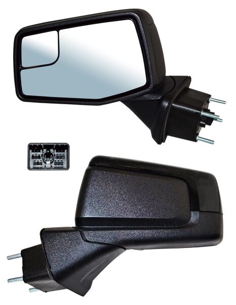 ESPEJO CHEVROLET PU 1500 SILVERADO 2019 AL 2023 ELECT P/PINT C/DESEMP C/PUNTO CIEGO 5 PINES IZQ TW