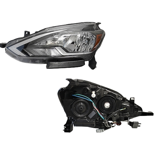 FARO NISSAN SENTRA 2002 AL 2010 FONDO CROM IZQ CNO