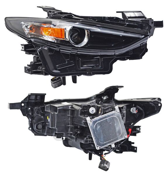 FARO MAZDA 3 2019 AL 2024 4P/2P C/LUPA AMBAR LEDS DER 