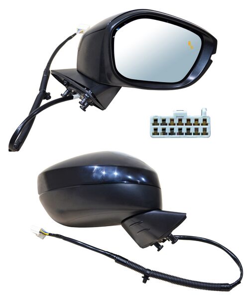 ESPEJO HONDA CIVIC DE 2022 AL 2023  ELECT P/PINTAR C/SENSOR PUNTO CIEGO C/DESEMP DER