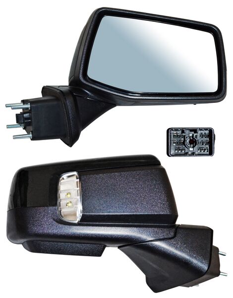 ESPEJO CHEVROLET PU 1500 SILVERADO 2019 AL 2022 ELECT P/PINT C/DESEMP C/SENS TEMP C/DIRECC C/LUZ INF C/MEM AUTOABATIBLE 15 PINES DER