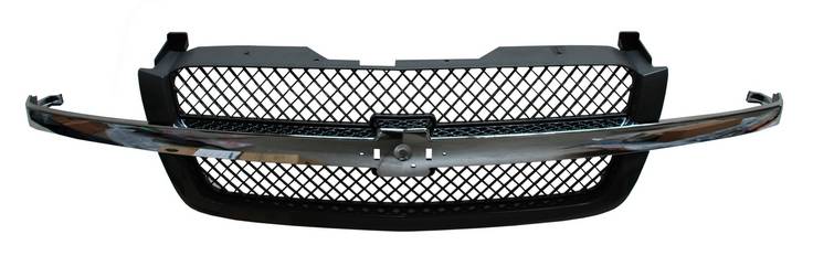 PARRILLA CHEVROLET PU CHEYENNE DE 2003 AL 2007 LISA C/MOLD CROM