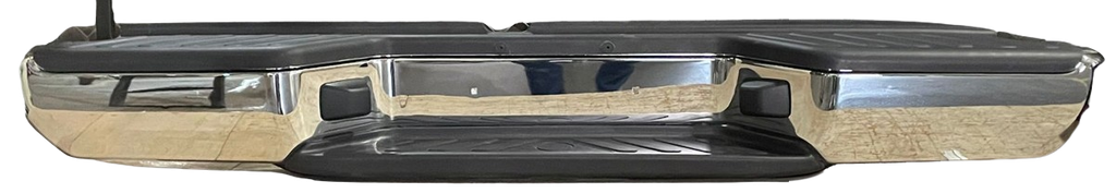 DEFENSA NISSAN PU D22/FRONTIER 2005 AL 2015 CROM C/HULES C/MOLD TRAS