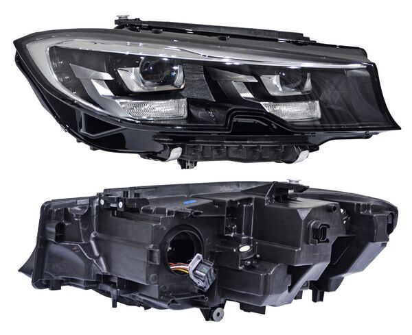 FARO BMW SERIE 3 2019 AL 2022 LEDS C/MOTOR S/AFS FILO CROM  DER TYC