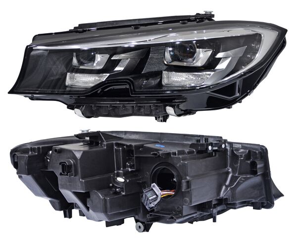 FARO BMW SERIE 3 19-22 LEDS C/MOTOR S/AFS FILO CROM  IZQ TYC