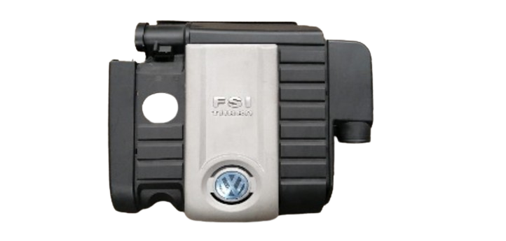 TAPA CUBIERTA MOTOR VOLKSWAGEN GOLF MK5/JETTA/PASSAT 2007 AL 2011 C/CAJA FILTRO AIRE FSI TURBO 1.8L 2.5L 4/5 PTAS.DESMONTADO ORIGINAL D-1