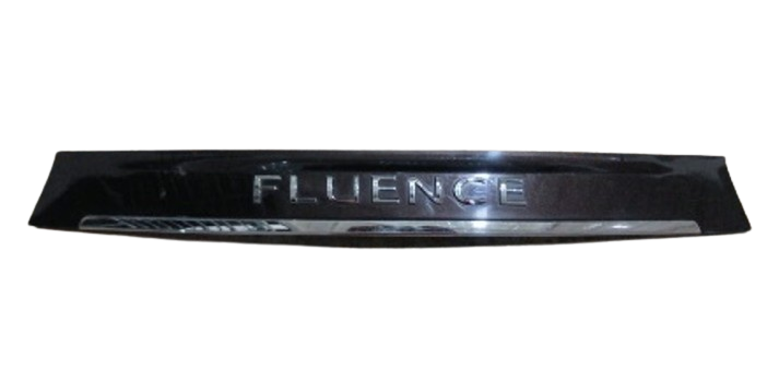 MOLDURA CAJUELA RENAULT FLUENCE 2012 AL 2015 S/LUZ PLACA S/BOTON DE PUERTA SUP TRAS USADA ORIGINAL