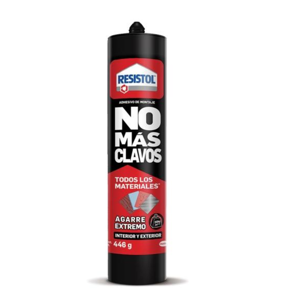 [2335460] ADHESIVO DE MONTAJE AGARRE EXTREMO 446 GR RESISTOL