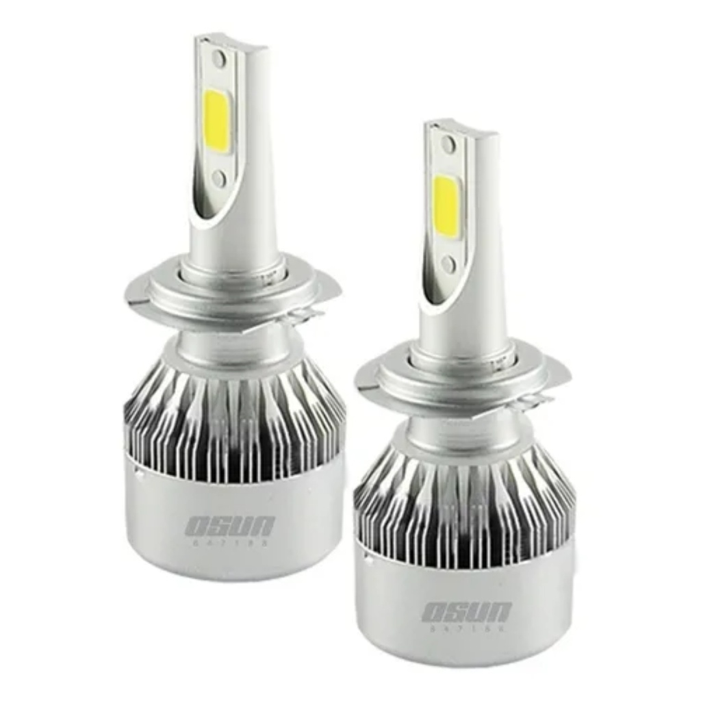 BULBO (FOCO) LED C6 H7 H1 H3 35W BAJA/ALTA 2 PZAS OSUN