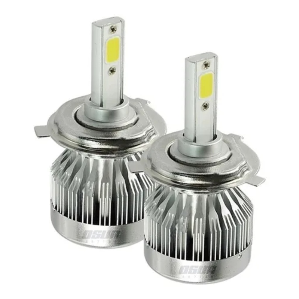 BULBO (FOCO) LED H4 2 CARAS LUZ ALTA/BAJA 2 PZAS OSUN S/EMPAQUE