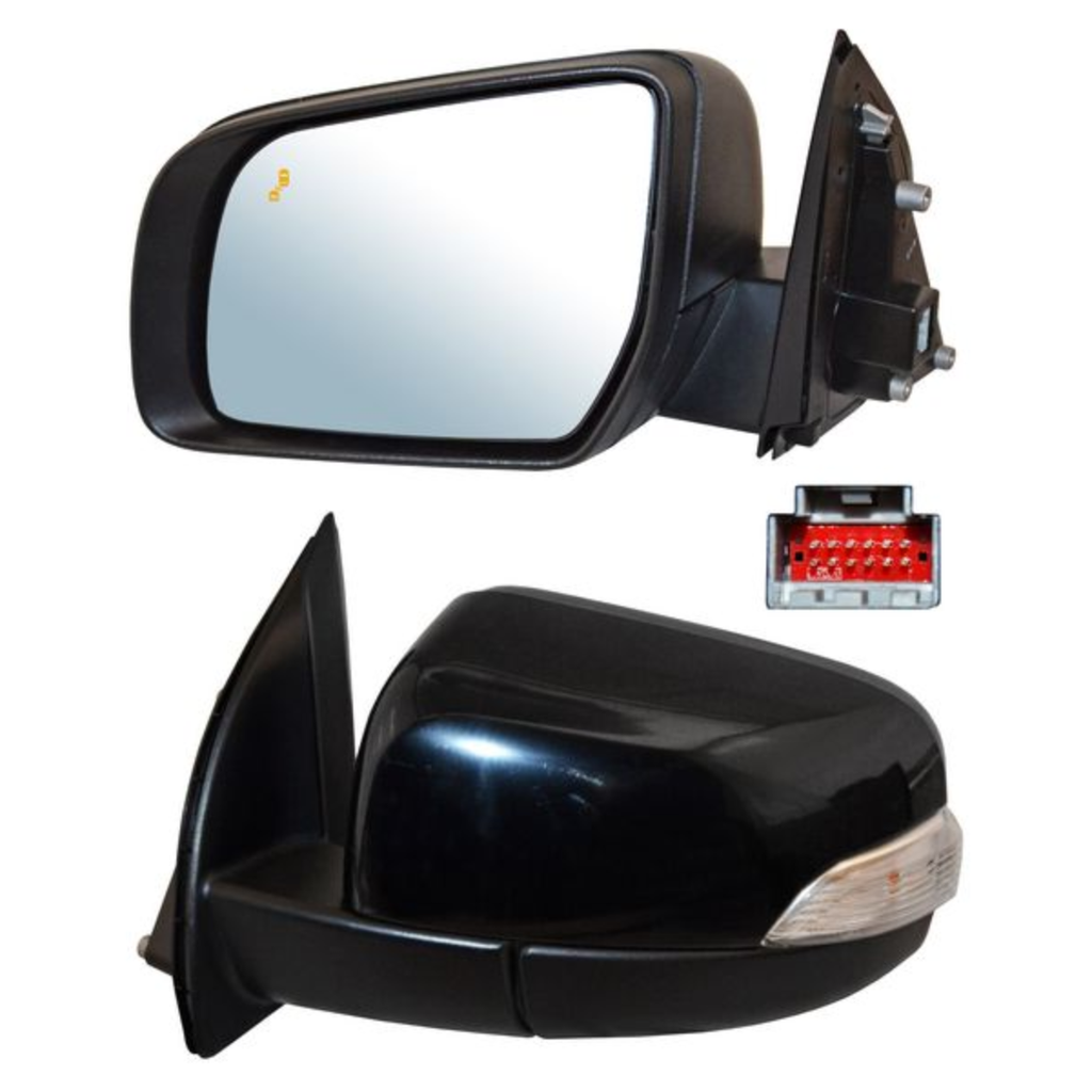 ESPEJO FORD RANGER 2017 AL 2021 ELECT P/PINT C/SENSOR PUNTO CIEGO C/LUZ INF AUTOABATIBLE C/DESEMP IZQ