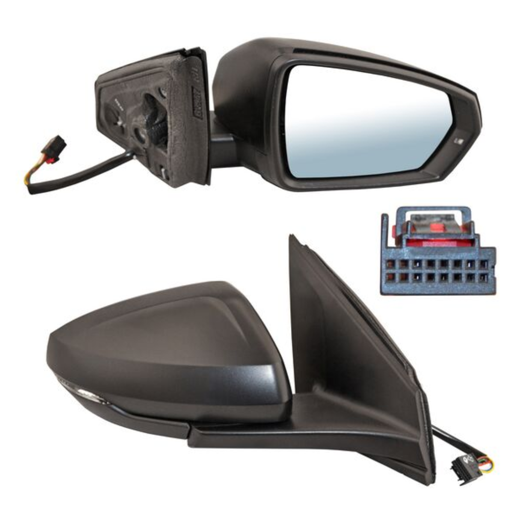 ESPEJO VOLKSWAGEN VIRTUS 2020 AL 2022 ELECT TEXT C/DIRECC C/DESEMP 6 PINES DER