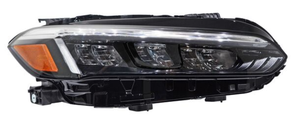 FARO HONDA CIVIC 2022 AL 2025 4PTAS LEDS FONDO NEG DER TYC