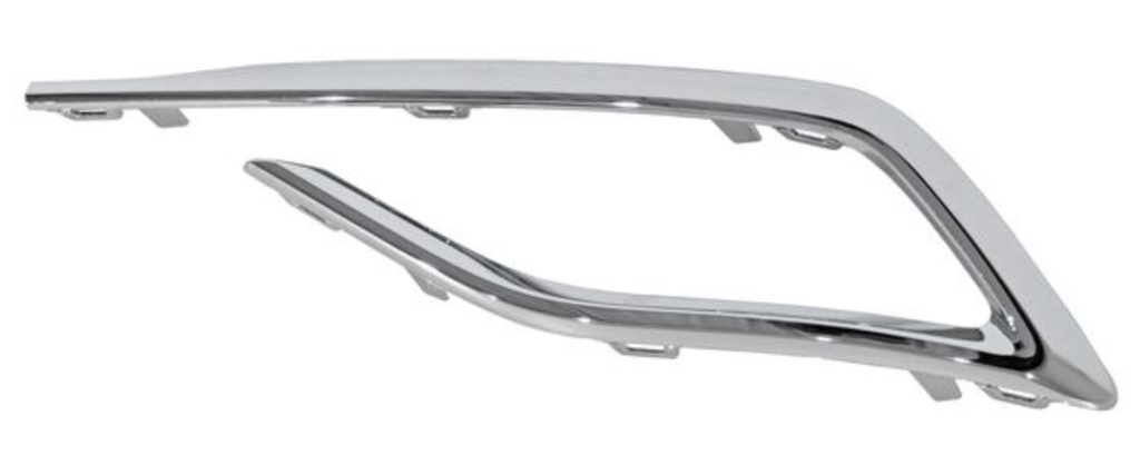 MOLDURA FASCIA (DEFENSA) VOLKSWAGEN GOLF 2018 AL 2021 CROM TRAS DER