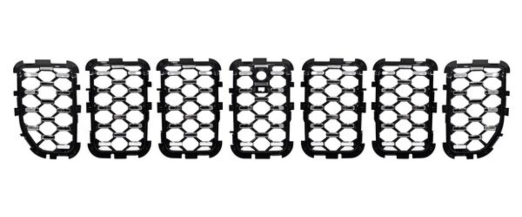 PARRILLA JEEP GRAND CHEROKEE 2022 AL 2024 CENT 7 PZAS JGO