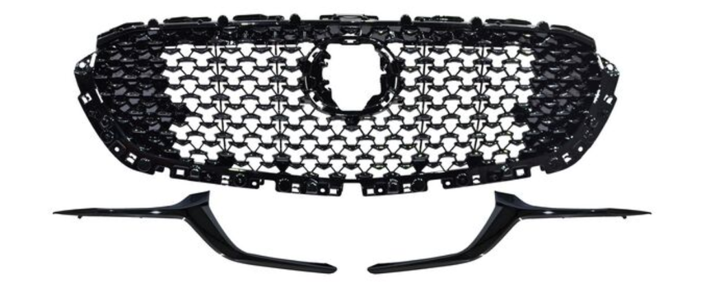 PARRILLA MAZDA CX30 2020 AL 2021 C/MOLD NEG S/HOYO P/SENS