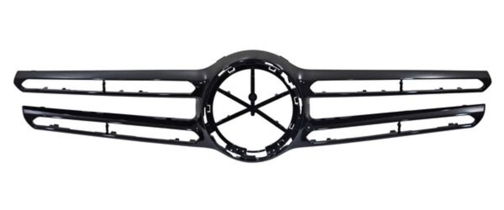 MOLDURA PARRILLA MERCEDES BENZ GLC 2020 AL 2023 NEG S/HOYO P/CAM