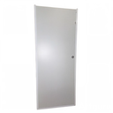 PUERTA PARA CASA, OFICINAS, RESIDENCIAS, COMERCIOS METALICA EXTERIORES BLANCO C/MARCO METALICO Y BISAGRAS 215X90CM