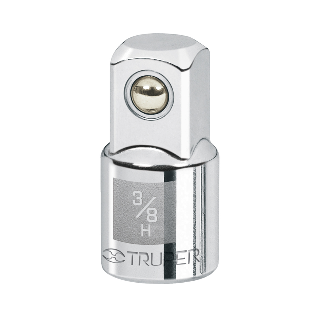 ADAPTADOR P/MATRACA CUADRO 3/8" A CUADRO 1/2" TRUPER COD. 13420