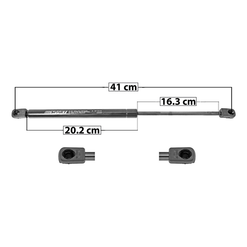 AMORTIGUADOR 5TA PUERTA CHEVROLET CHEVY GUAYIN 04-08/ CHEVROLET MATIS 06-15/ PONTIAC MATIS G2 06-15/ 41 20.2 16.3 ENTRADA TIPO 9.1 ENTRADA 2 TIPO 9.1 320 71.94 32.63 380 85.43 38.75 SPART SP-8406 TUR DER/ IZQ
