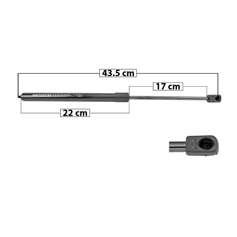 [51120MAN] AMORTIGUADOR COFRE MERCEDES CLASE-C C180 14-19/ MERCEDES CLASE-C C200 14-20/ MERCEDES CLASE-C C250 14-18/ MERCEDES CLASE-C C300 14-21/ MERCEDES CLASE-C C350 2014/ MERCEDES CLASE-C C350E 16-18/ MERCEDES CLASE-C C400 2015/ MERCEDES CLASE-E E200 17-22/ MERCEDES CLASE-E E250 17-19/ MERCEDES CLASE-E E300 17-22/ MERCEDES CLASE-E E400 17-18/ MERCEDES CLASE-E E350 20-22/ 43.5 2