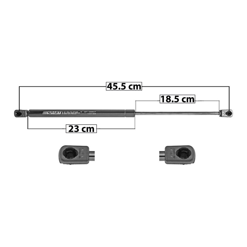 [33494MAN] AMORTIGUADOR VIDRIO TRAS CHEVROLET BLAZER (S10) 83-94 45.5 23 18.5 ENTRADA TIPO 18 ENTRADA 2 TIPO 18 201 45.19 20.5 141 31.7 14.38 SPART 8057 TUR