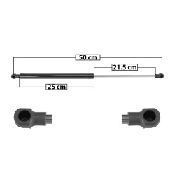 AMORTIGUADOR 5TA PUERTA FIAT UNO 15-20 50 25 21.5 ENTRADA TIPO 1 ENTRADA 2 TIPO 1 220 49.46 22.43 260 58.45 26.51 GENERICA 51836124/51894339 BRA DER/ IZQTRASERA CAJUELA