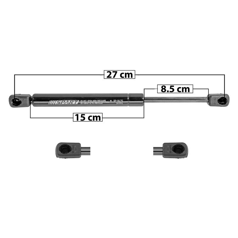 [50758MAN] AMORTIGUADOR COFRE JEEP COMMANDER 06-10 27.5 15 18.5 ENTRADA TIPO 9 ENTRADA 2 TIPO 9 530 119.14 54.04 470 105.66 47.93 SPART 9175 TUR DER/ IZQ