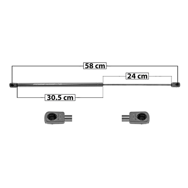 [50901MAN] AMORTIGUADOR VIDRIO TRAS JEEP WRANGLER 07-10 58 30.5 24 ENTRADA TIPO 9 ENTRADA 2 TIPO 9 155 34.85 15.81 95 21.36 9.69 SPART SP-6372 TUR DER/ IZQ