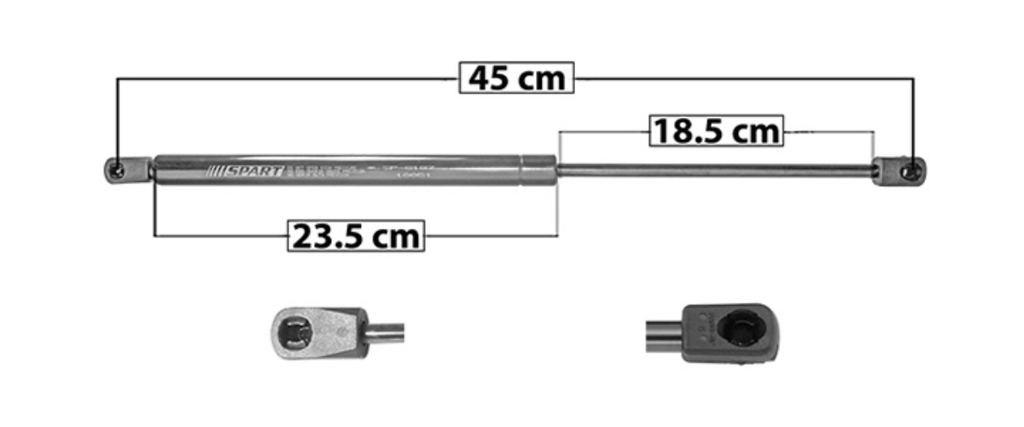 AMORTIGUADOR VIDRIO TRAS JEEP LIBERTY 2002 AL 2007 5TA PTA IZQ/DER