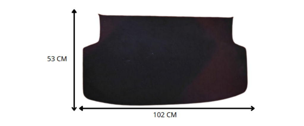 ALFOMBRA PISO CAJUELA UNIVERSAL NEG TRAS