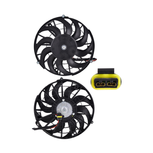 MOTOVENTILADOR CHEVROLET CHEVY 1998 AL 2012 L4 1.4/1.6L C/SALIDA P/AIRE SENCILLO COMPLETO 2 TERMINALES CN