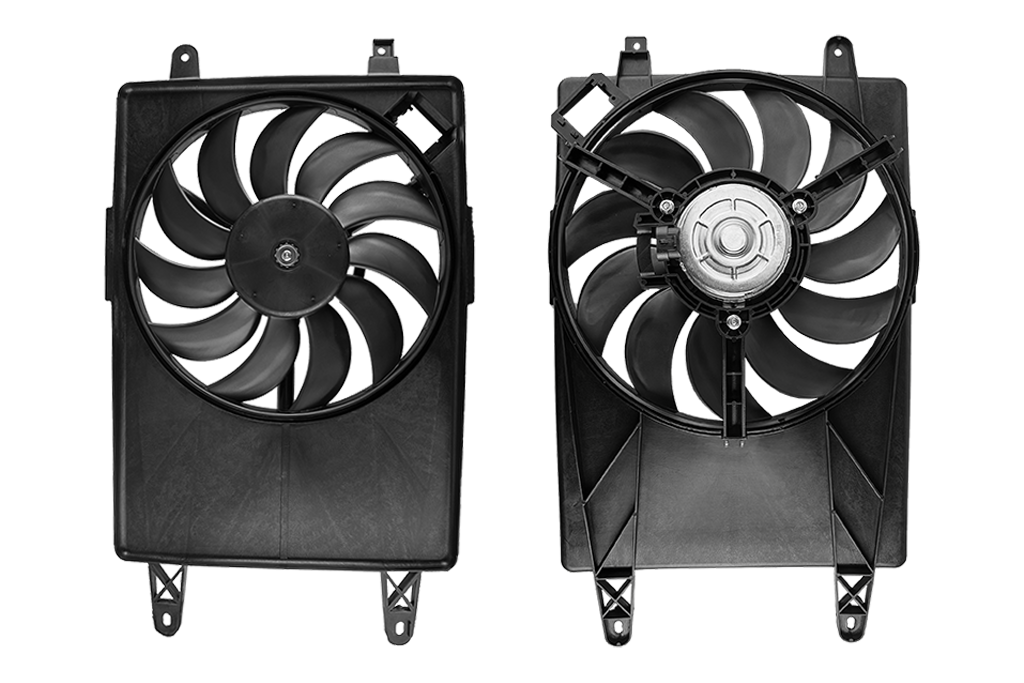[X2S658C607EA] MOTOVENTILADOR FORD FIESTA 03-10 - ECOSPORT 03-13 2.0 / COMPLETO CON MARCO - CON AIRE ACONDICIONADO BRUCK