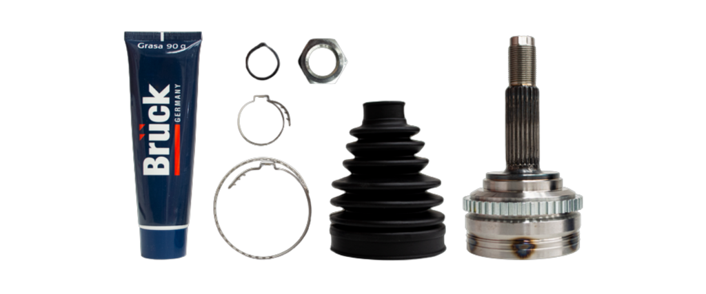 [96348790-EURO] ESPIGA HOMOCINETICA CHEVROLET AVEO 08-18 1.6 - G3 06-10 1.6 / CON ABS-22EXT/22INT/47ABS-KIT-TRANSMISION ESTANDAR BRUCK
