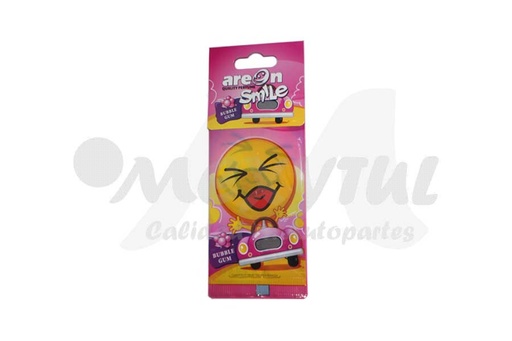[3800034962667] AROMATIZANTE AREON SMILE BUBBLE GUM 1 PZA