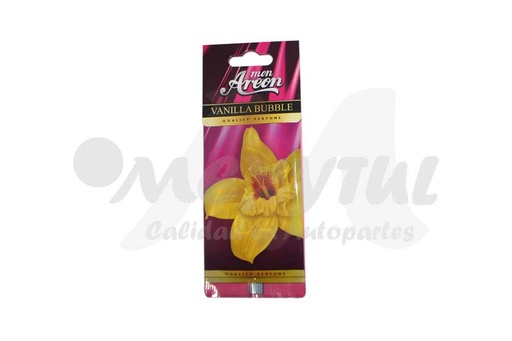 [MA29] AROMATIZANTE MON AREON VANILLA BUBBLE QUALITY PERFUME 1 PZA