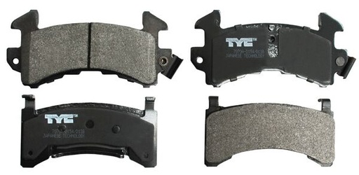 [825-D138-MS] BALATAS CHEVROLET BLAZER 91-96/ PU/ S10 83-87/ MALIBU 78-81 SEMI-METALICA JGO DEL