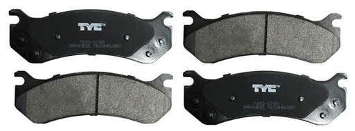 [825-D785-MS] BALATAS CHEVROLET PU/SUBURBAN/SILVERADO/AVALANCHE 99-07 SEMI-METALICA 2/ 4 RUEDAS JGO DEL TW