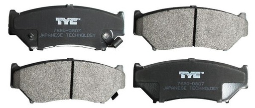 [825-D807-MS] BALATAS CHEVROLET TRACKER 99-05 SEMI-METALICA JGO DEL TW