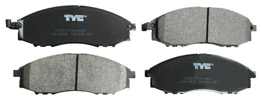 [825-D830-MS] BALATAS NISSAN FRONTIER 02-04/ XTERRA 02-06/ QUEST 03 SEMI-METALICA JGO DEL