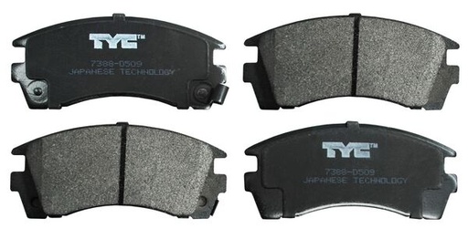 [825-D509-MS] BALATAS NISSAN TSURU III GSR 93-96 SEMI-METALICA JGO DEL TW