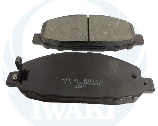 [NIURV02BAL] BALATAS NISSAN URVAN DEL DE 2002 AL 2012 SEMI-METALICA DEL COD. D0001104A (126382)
