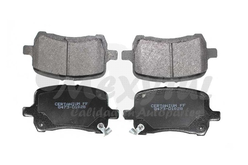 [UBAL8473D1028] BALATAS PONTIAC G6 DE 2008 AL 2010DELSEMI-METALICAJGODCREMCOD 8473-D1028 (128388)