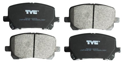 [TOHIA06BAL] BALATAS TOYOTA HIACE DE 2005 AL 2016 / COROLLA / MATRIX DE 2003 AL 2008 / AVANZA DE 2006 AL 2010 SEMI-METALICAS JGO DEL COD. 8455/D-1344 (118675)