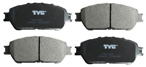 [TOSOL05BAL] BALATAS TOYOTA SOLARA DE 2005 AL 2006 / SIENNA DE 2004 AL 2010 / TACOMA SR5 DE 2007 AL 2010 / TACOMA TRD SPORT DE 2007 AL 2015 SEMI-METALICA JGO DEL COD. 7896-906 (116049)