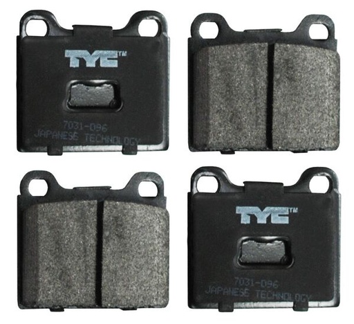 [825-D096-MS] BALATAS VOLKSWAGEN CARIBE 73-83 SEMI-METALICA JGO DEL TW