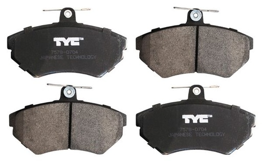 [VODER96BAL] BALATAS VOLKSWAGEN DERBY DE 1996 AL 2000 / GOLF / JETTA A3 DE 1996 AL 1999 SEMI-METALICA JGO DEL COD. D69475690 (126377)