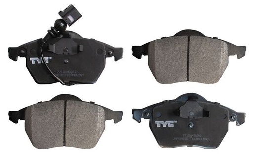 [825-D687-MS] BALATAS VOLKSWAGEN GOLF 00-06 SEMI-METALICA JGO DEL TW