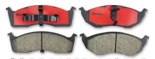 [DOCON93BALDSEMEJG] BALATAS DODGE CONCORDE DE 1993 AL 1994 DEL SEMI-METALICA JGO DC COD.7470D591(115983)